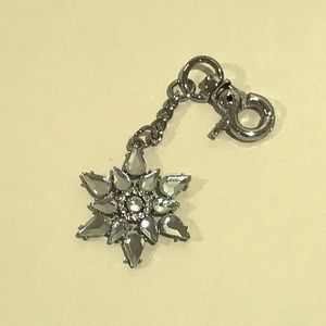 ❄️Sparkly Jeweled Snowflake Handbag Charm❄️